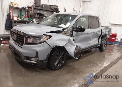 2023 Honda Ridgeline Sport from USA, damaged, VIN 5FPYK3F13PB027761